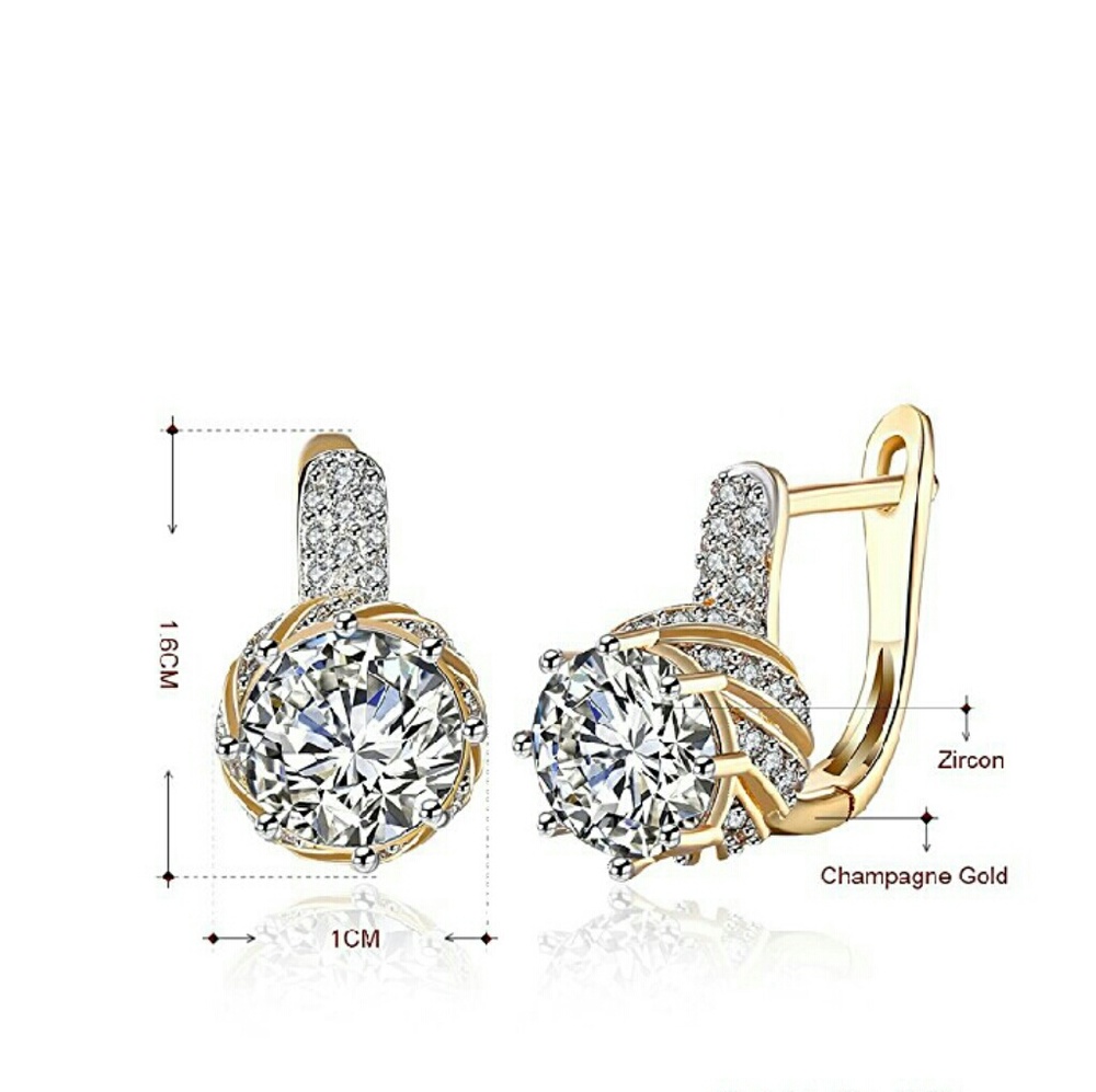😍Crystal Earrings😍 - Picture 3 of 6